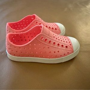 Native Jefferson Floyd Pink Bling Glitter Shoes